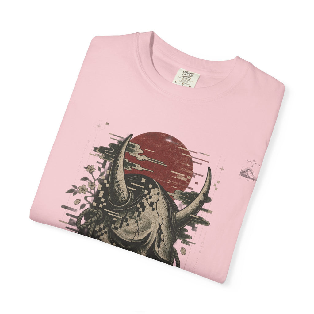 Sad Oni Mask T-Shirt | Soft Error Voxel Series