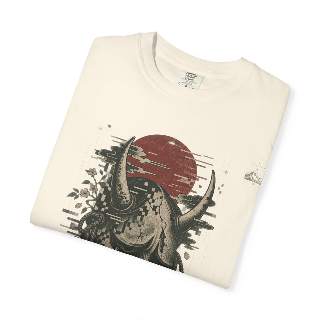 Sad Oni Mask T-Shirt | Soft Error Voxel Series