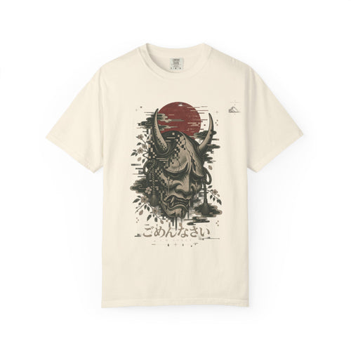 Sad Oni Mask T-Shirt | Soft Error Voxel Series