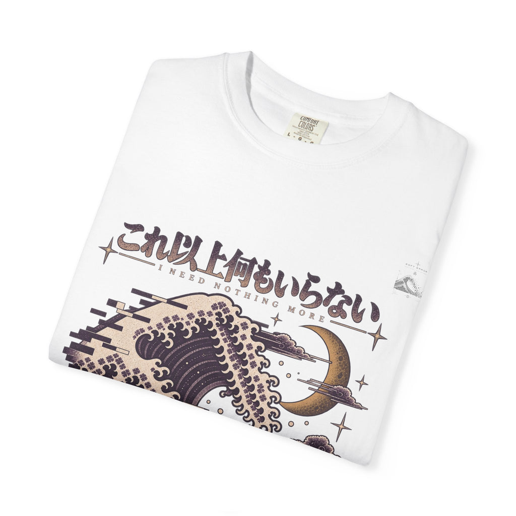 Violet Moon Pixel Tide T-Shirt | Soft Error Voxel Series