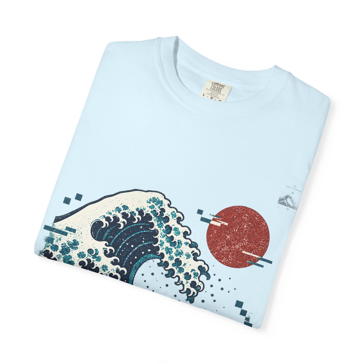 Retro Digital Wave T-Shirt | Soft Error Voxel Series