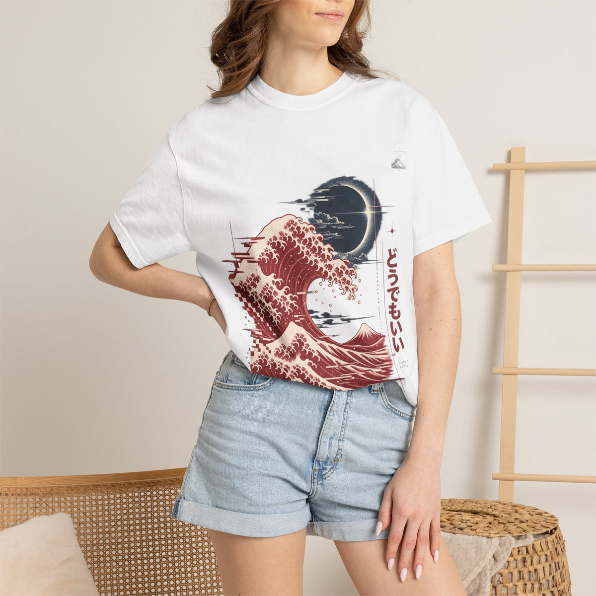 Crimson Eclipse T-Shirt | Soft Error Voxel Series