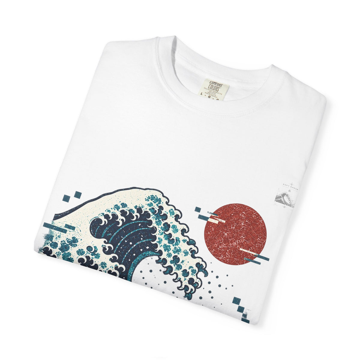 Retro Digital Wave T-Shirt | Soft Error Voxel Series