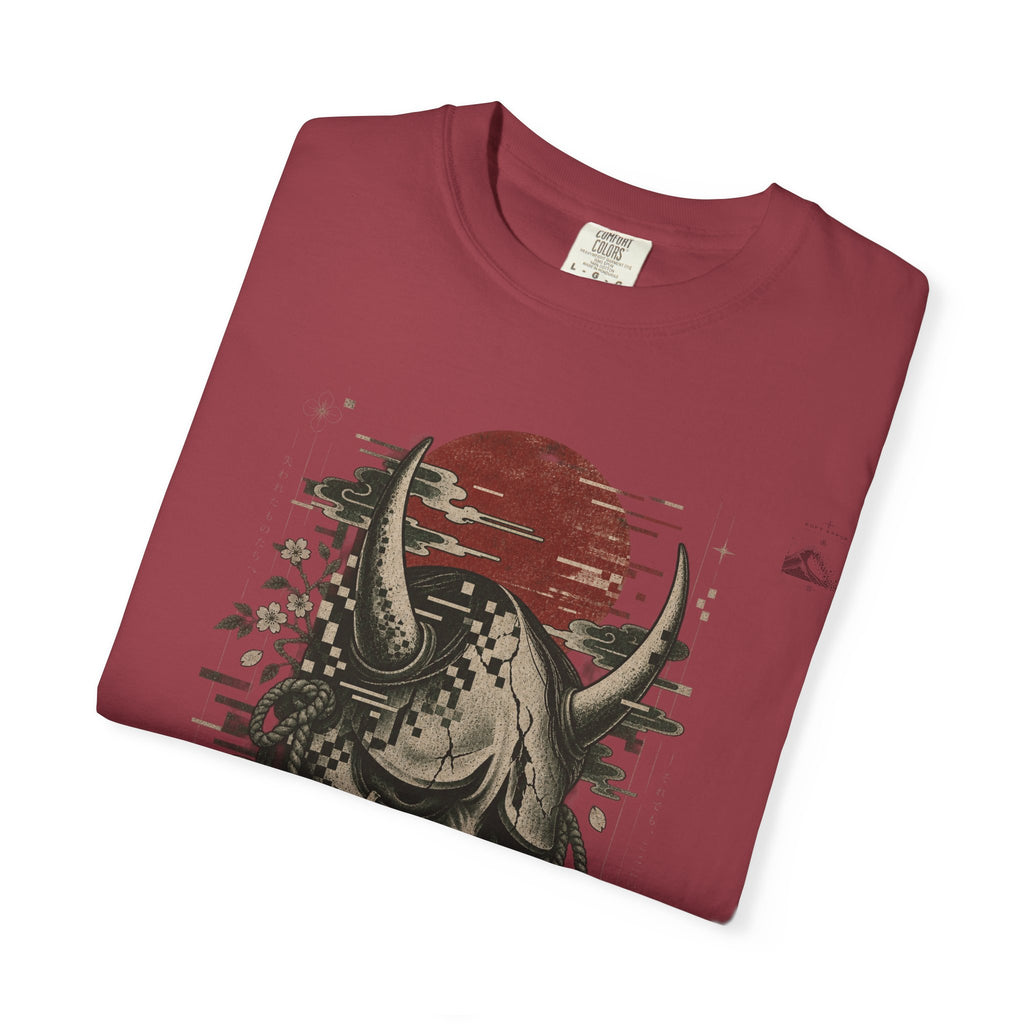 Sad Oni Mask T-Shirt | Soft Error Voxel Series