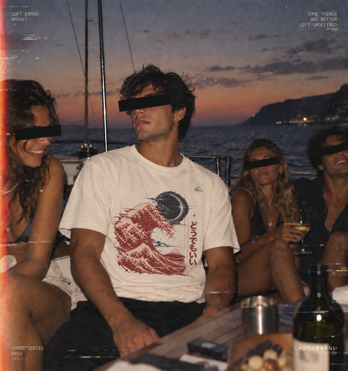 Crimson Eclipse T-Shirt | Soft Error Voxel Series