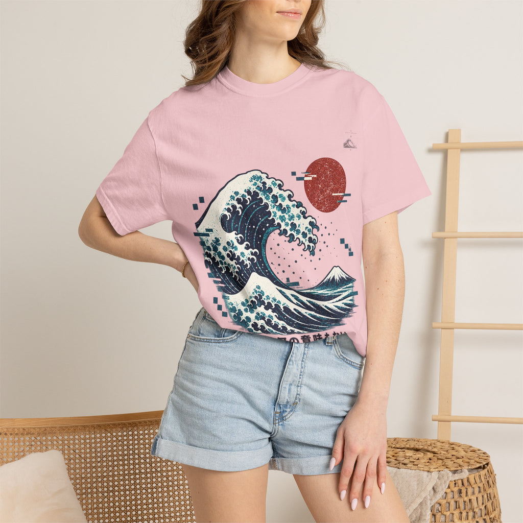 Retro Digital Wave T-Shirt | Soft Error Voxel Series
