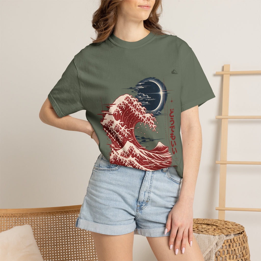 Crimson Eclipse T-Shirt | Soft Error Voxel Series