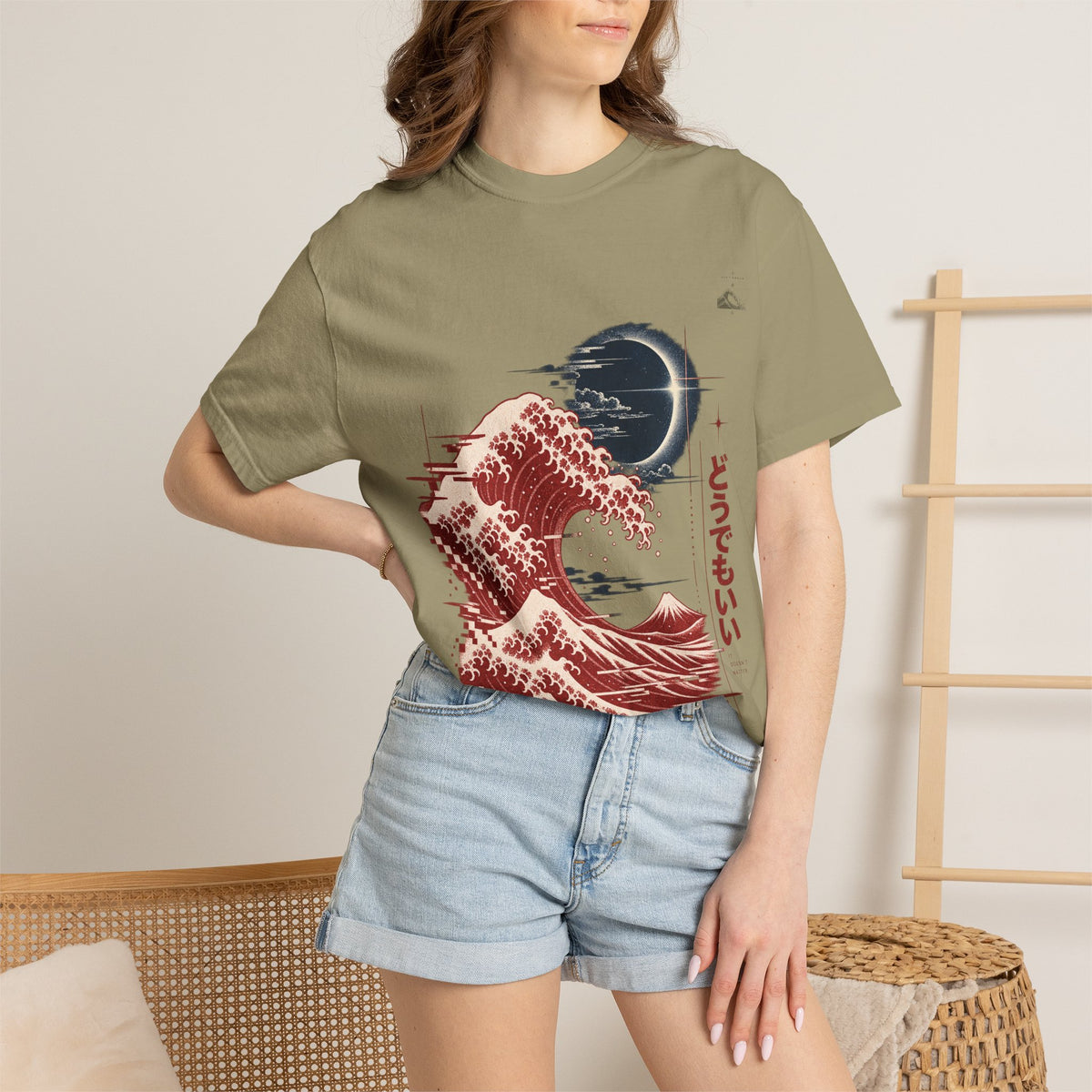 Crimson Eclipse T-Shirt | Soft Error Voxel Series